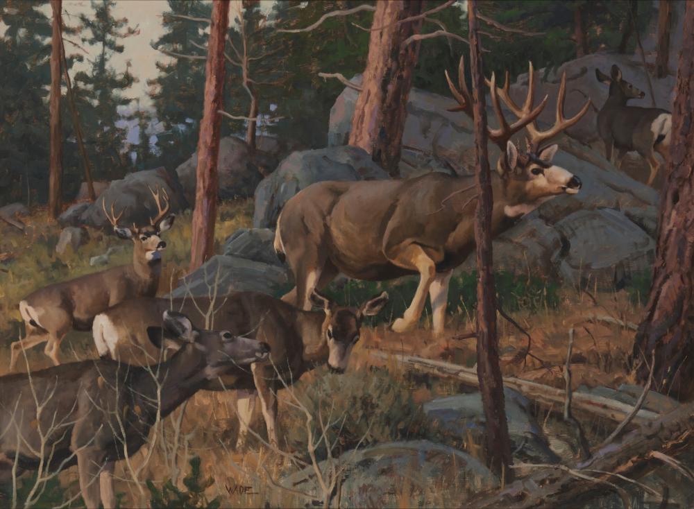 David Wade comparable auction result: david charles wade 1952 2019 in the trees