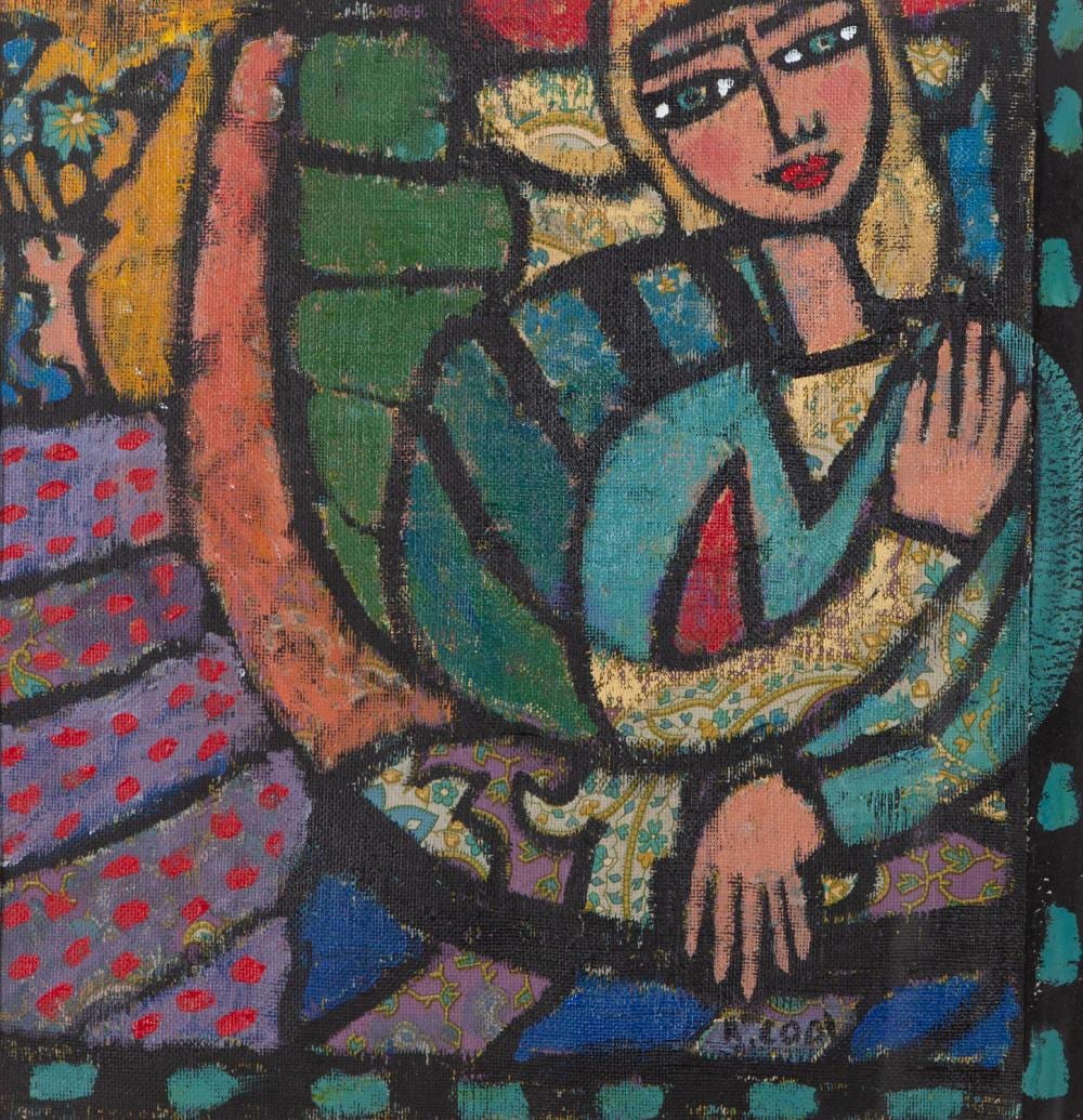 Rebecca Cool comparable auction result: rebecca cool untitled acrylic on paper