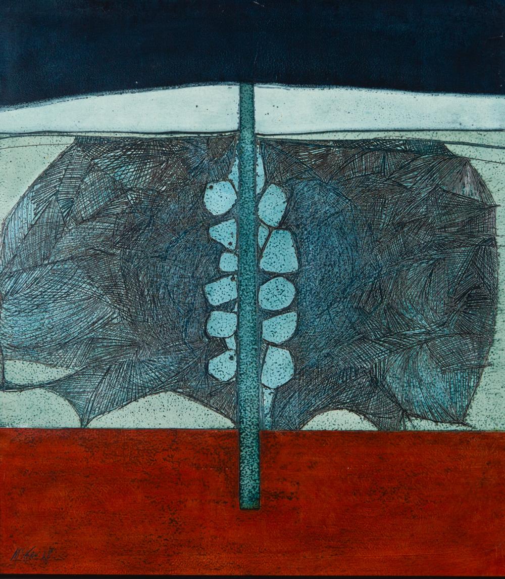 Brian McKay comparable auction result: brian mckay sea cycle oil on board