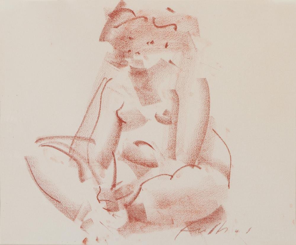 Samuel (junior) Alken comparable auction result: samuel sam fullbrook seated nude 1982 pastel