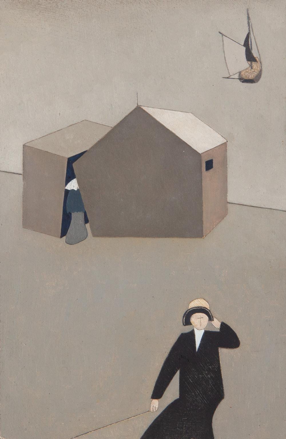 andrew lanyon windy day oil on card · GFL Fine Art · 2025-08-17 Andrew Lanyon comparable auction result: andrew lanyon windy day oil on card