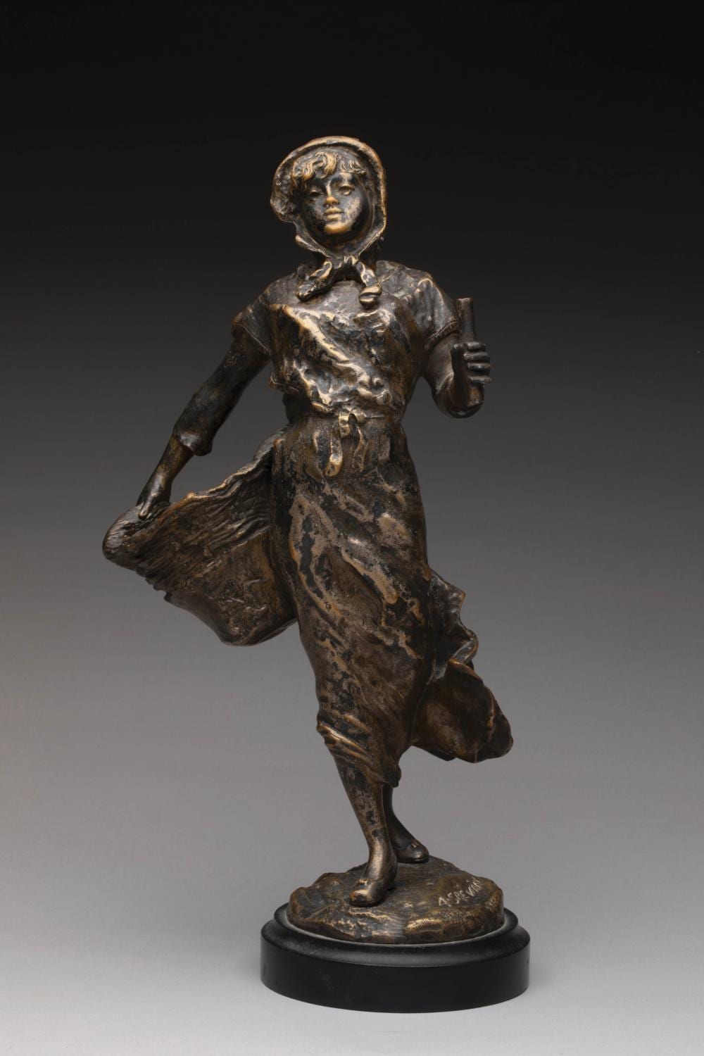 Alfred Grévin comparable auction result: alfred gr vin 1827 1892 femme au panier