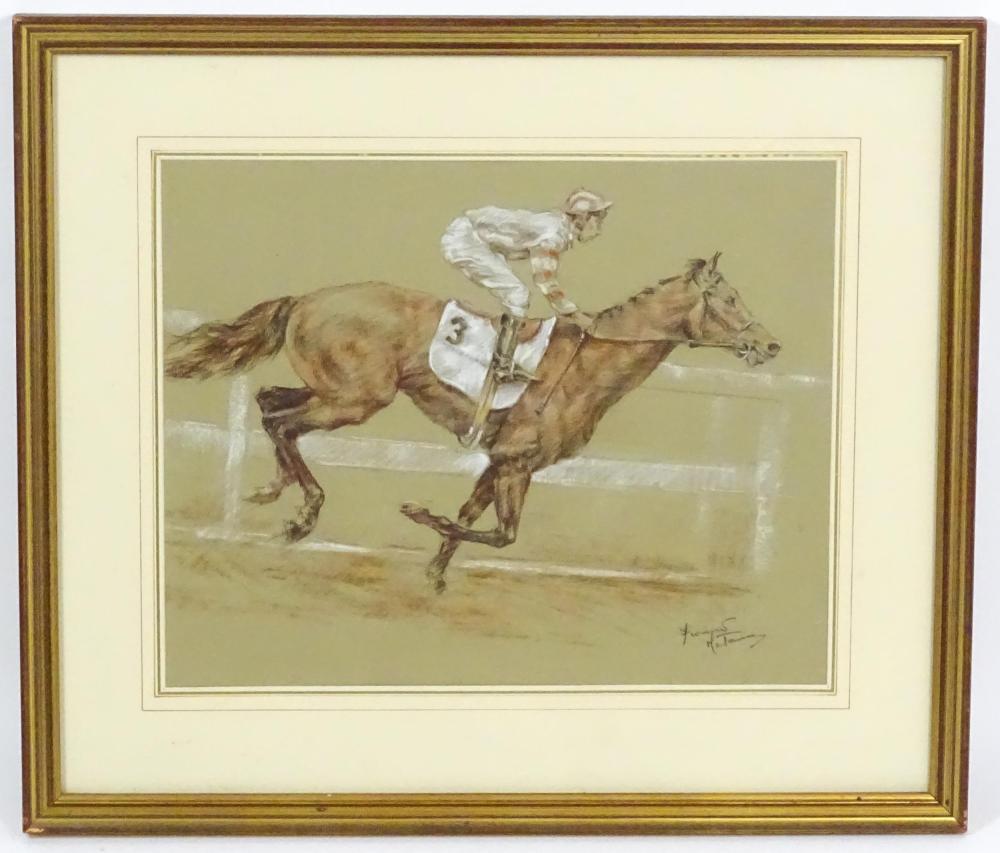 Franco Matania comparable auction result: franco matania 1922 2006 pastel a study of a j