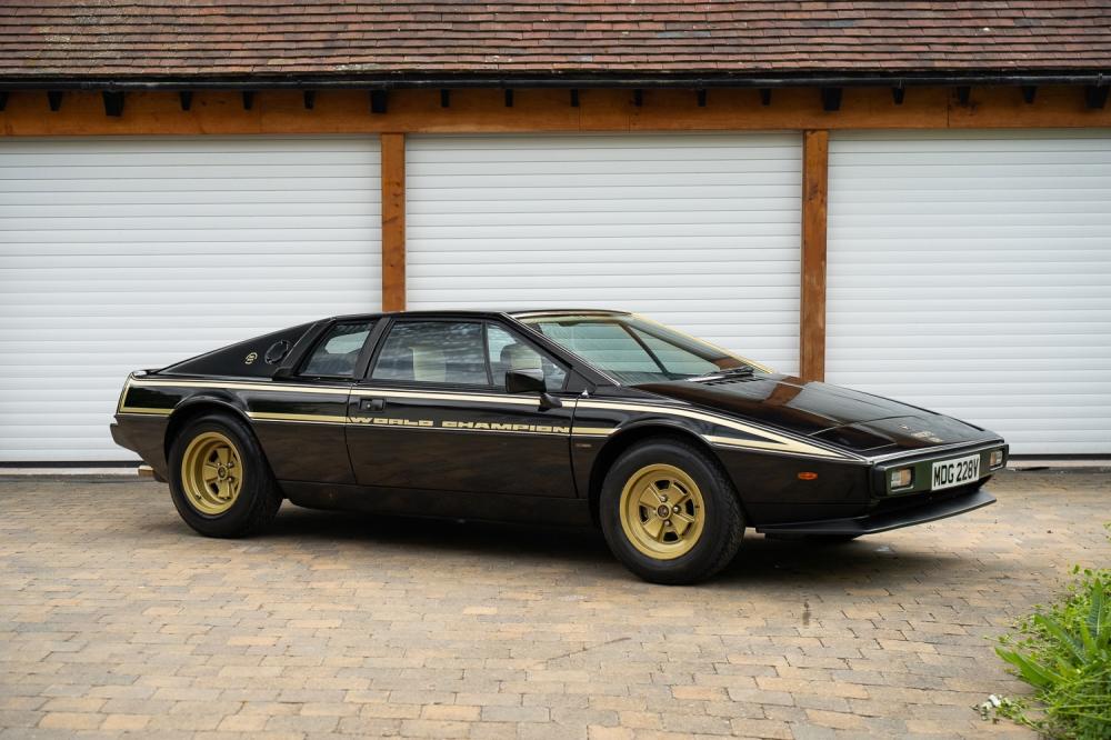 1978 Lotus Esprit S2 World Championship Commemorative JPS Edition - Factory Car #001 sold by Iconic Auctioneers, lot 473 — auction record photograph