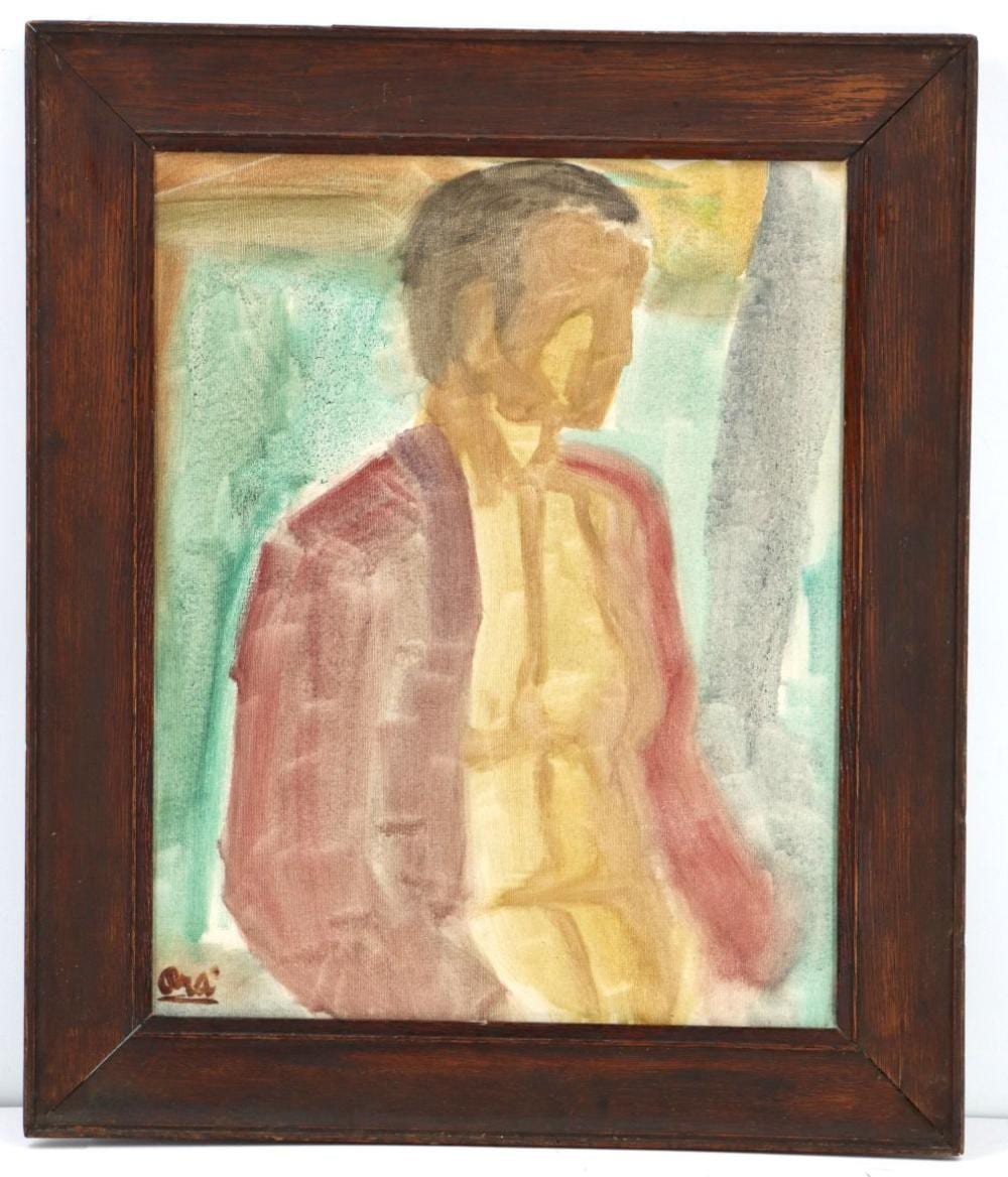ora gipe 20th century american signed abstract portrait of a man · Sarasota Estate Auction · 2025-08-16 Ora Gipe comparable auction result: ora gipe 20th century american signed abstract portrait of a man