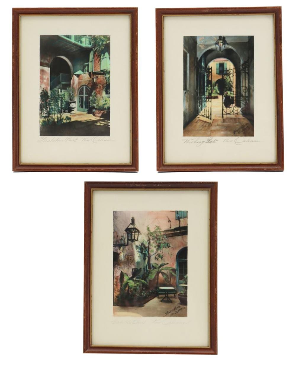 C. Bennette Moore comparable auction result: c bennette moore 1879 1939 american three tinted landscape photographs from new orleans