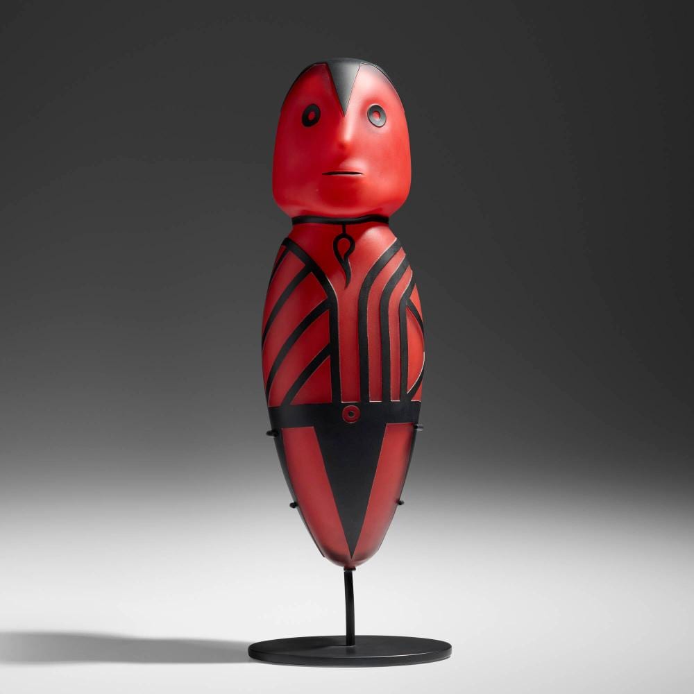 Peter Wright comparable auction result: peter wright incised mezcala