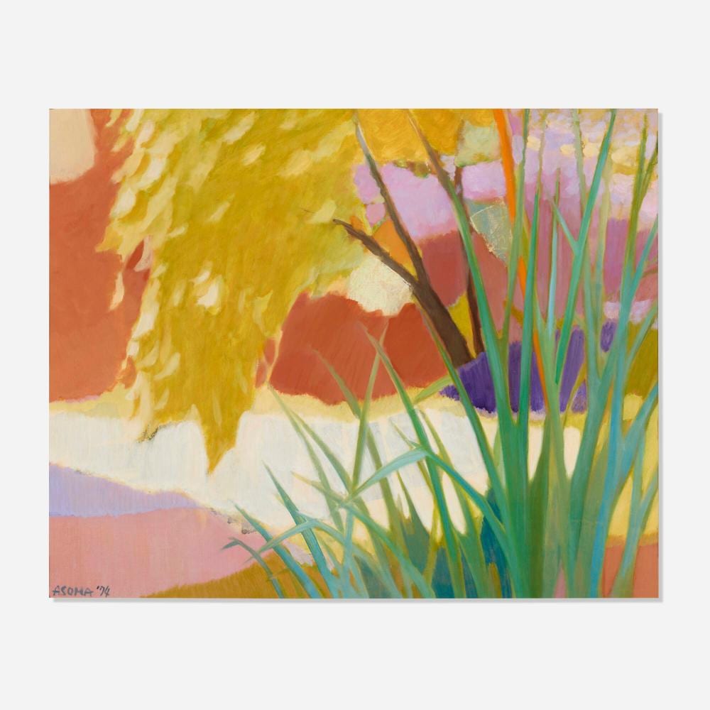 Tadashi Asoma comparable auction result: tadashi asoma the red hill