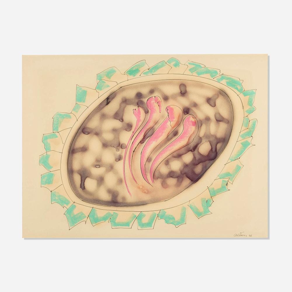 John Altoon comparable auction result: john altoon untitled