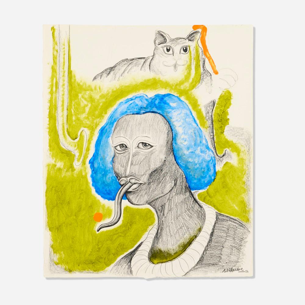 Simphiwe Ndzube comparable auction result: simphiwe ndzube untitled