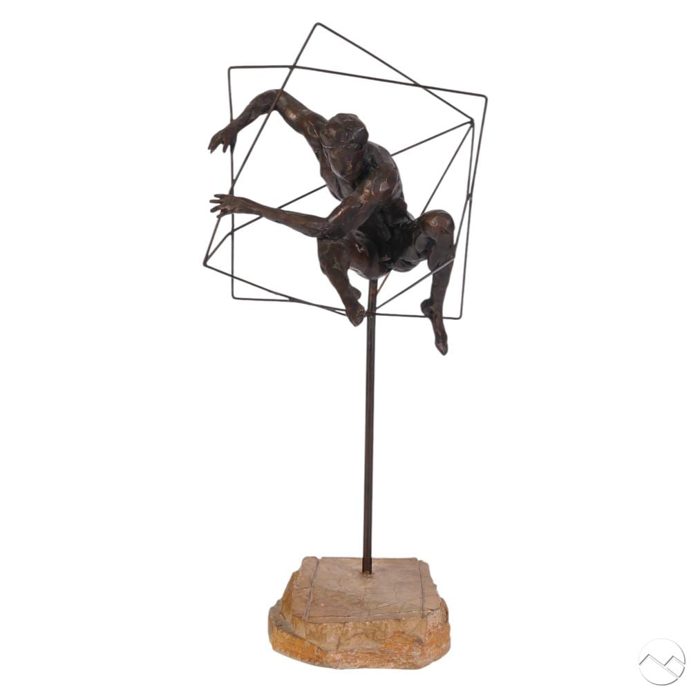 Korstiaan Verkade comparable auction result: kees verkade b 1941 bronze acrobatic sculpture
