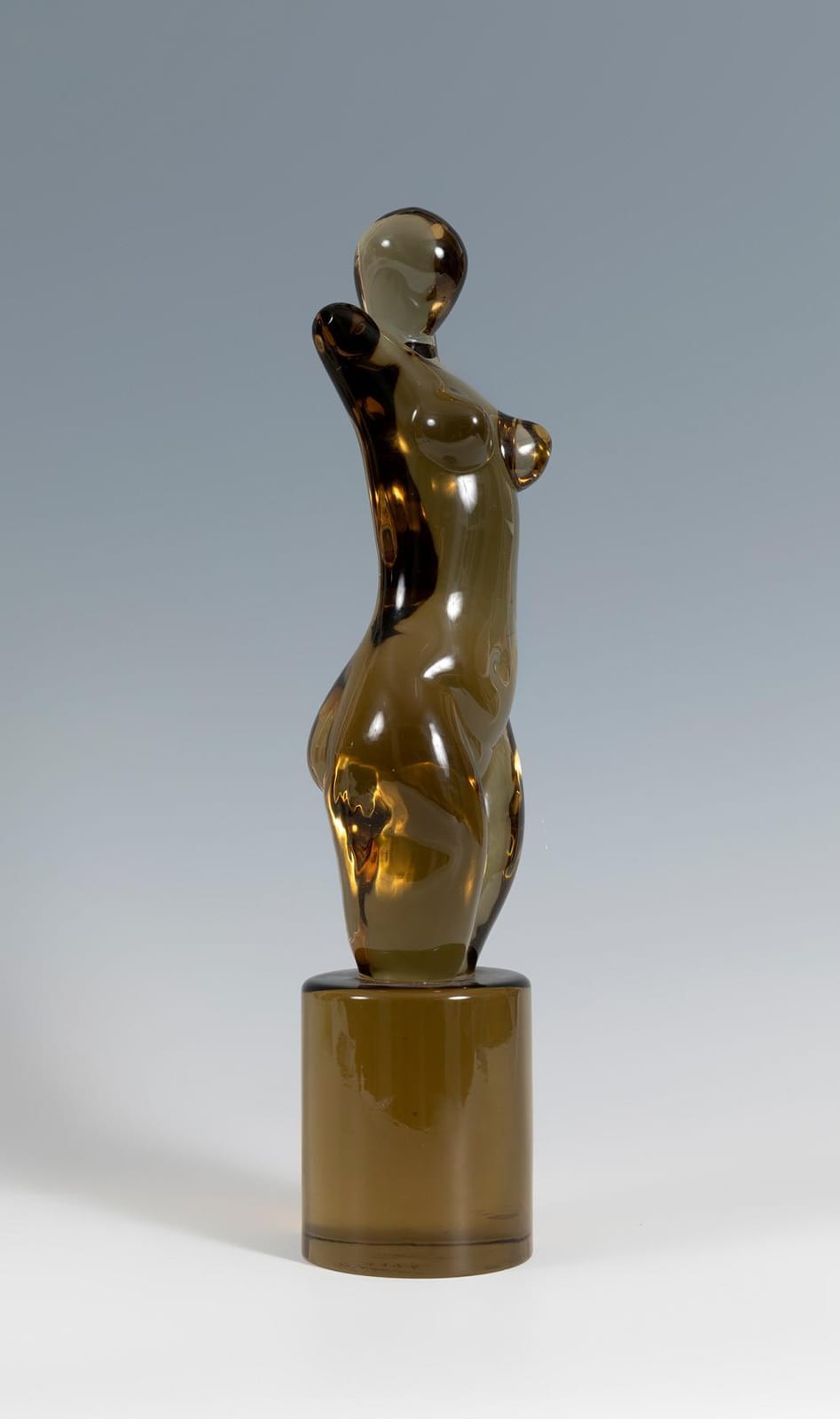 Ermanno Nason comparable auction result: ermanno nason murano 1928 2013 female nude 1974 murano glass signed and dated