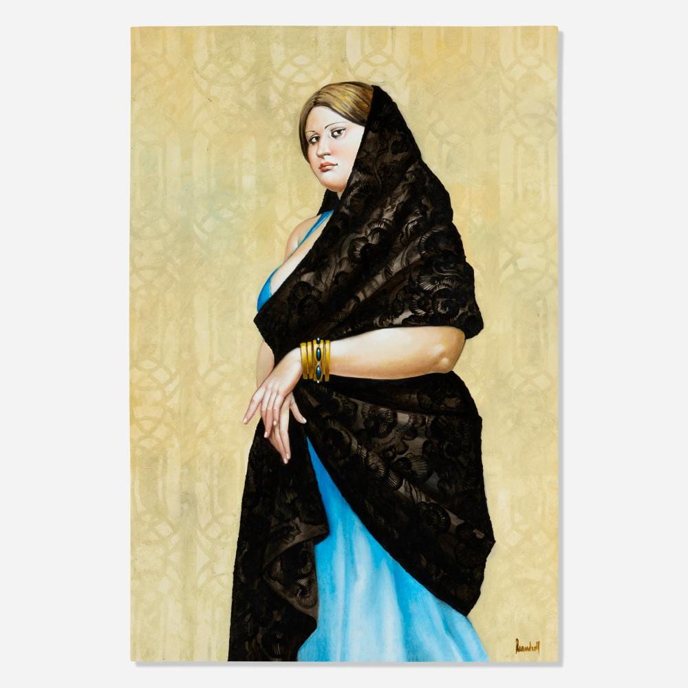 Leandro Velasco comparable auction result: leandro velasco black chal