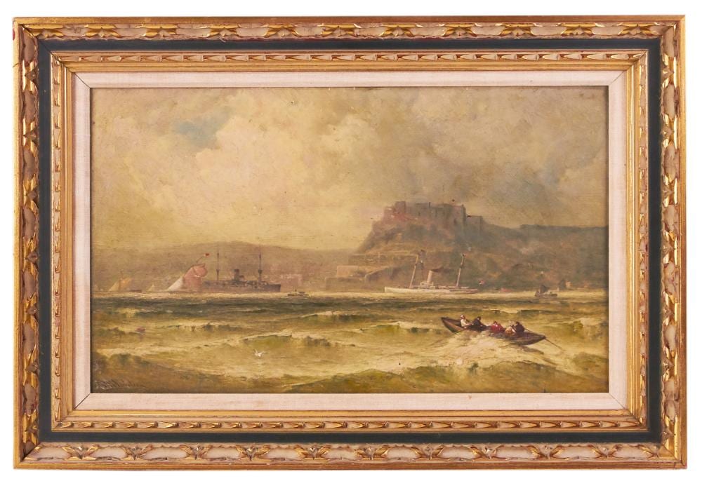 george w nicholson men in rowboat oil on canvas · Kaminski Auctions · 2025-08-23 George W. Nicholson comparable auction result: george w nicholson men in rowboat oil on canvas