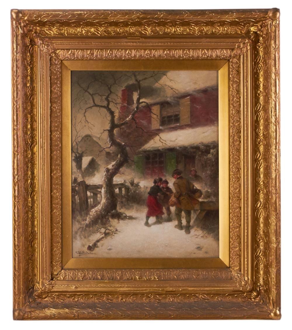 george w nicholson winter scene · Kaminski Auctions · 2025-08-23 George W. Nicholson comparable auction result: george w nicholson winter scene