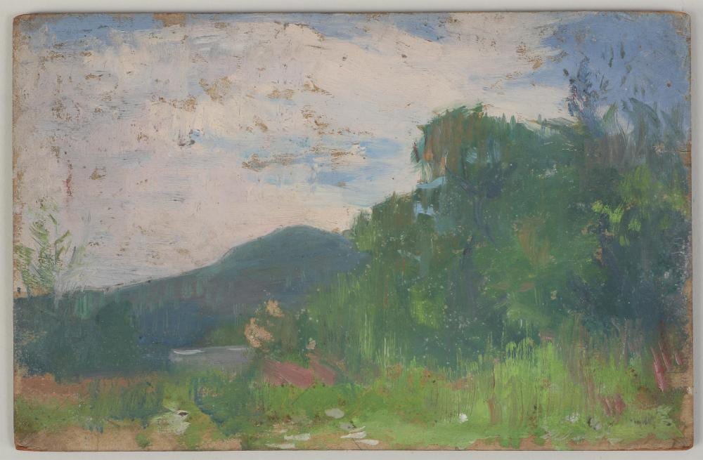 Elisha Kent Kane Wetherill comparable auction result: elisha kent kane wetherill american 1874 1929 mountain landscape oil on panel