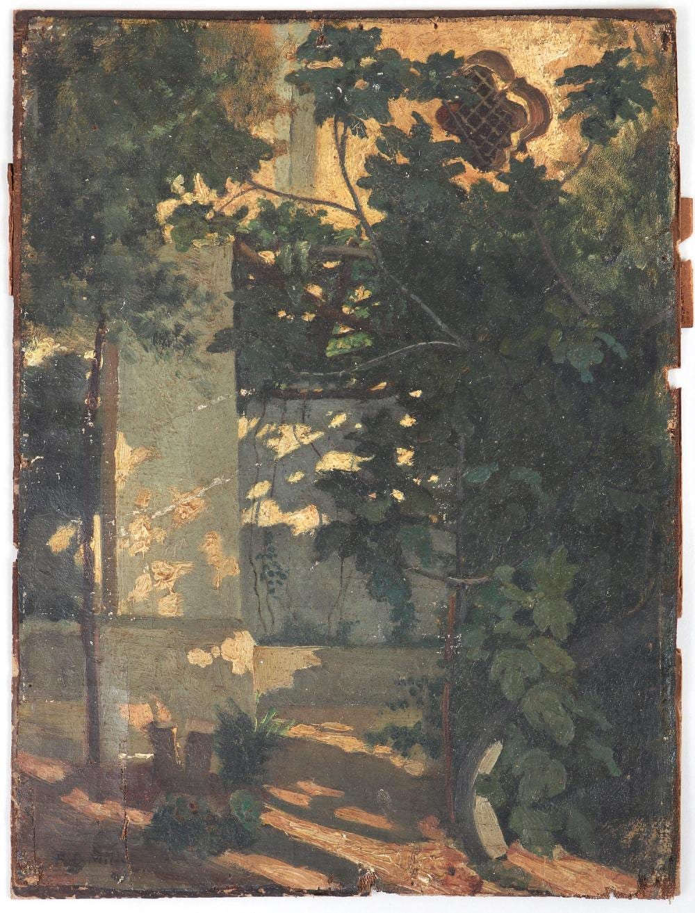 francis davis millet american 1846 1912 exterior oil on canvas · South Bay Auctions Inc · 2025-08-23 Francis Davis Millet comparable auction result: francis davis millet american 1846 1912 exterior oil on canvas