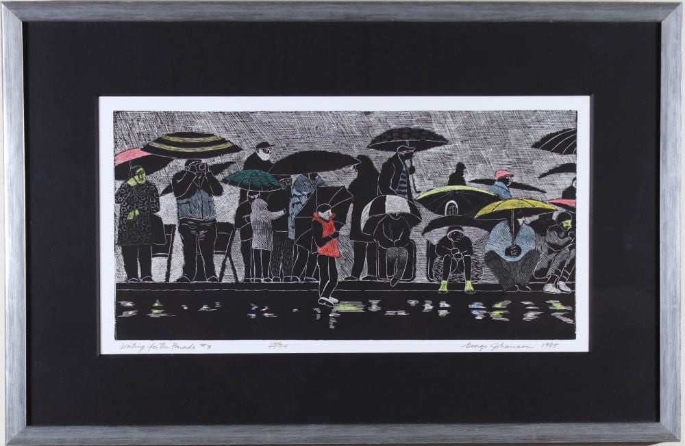 George Johanson comparable auction result: george johanson lithograph