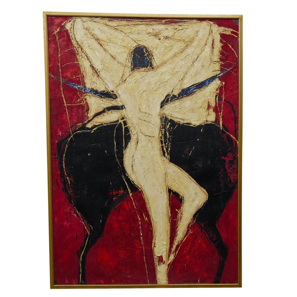 Humberto Castro comparable auction result: humberto castro cuban b 1957 oil on canvas painting