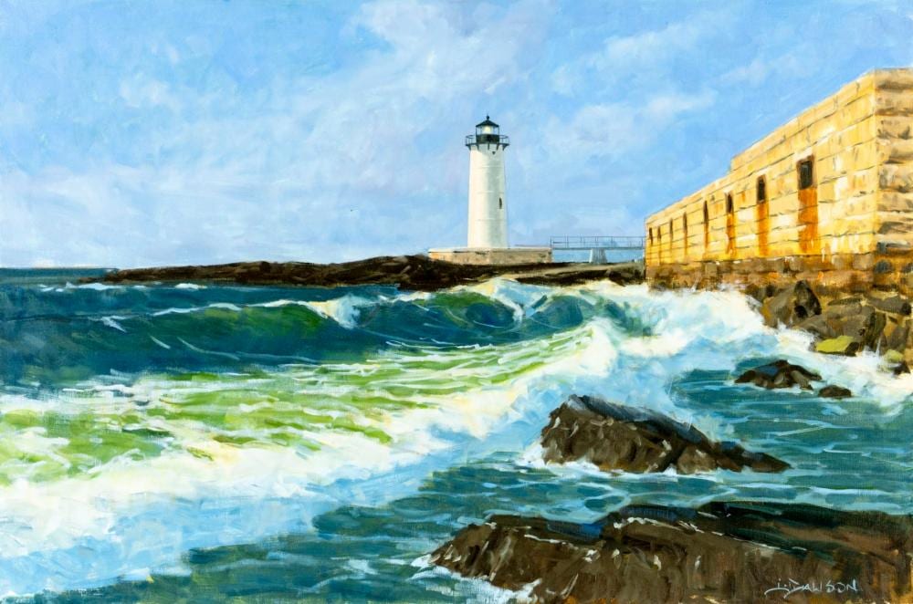 Lindsay Dawson comparable auction result: lindsay dawson ca b 1959 oil painting