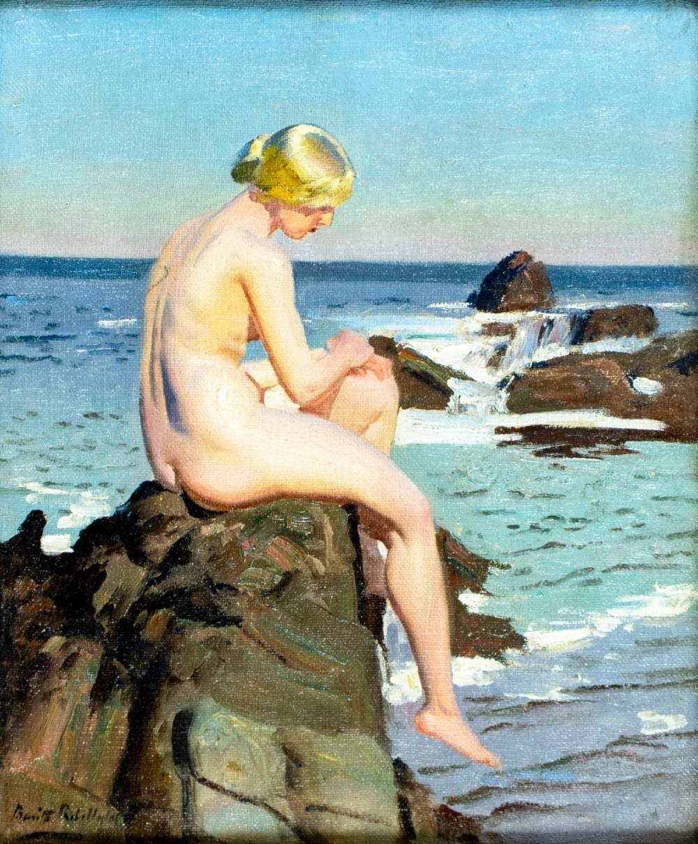 Benito Rebolledo Correa comparable auction result: benito rebolledo correa chile 1880 1964 oil painting