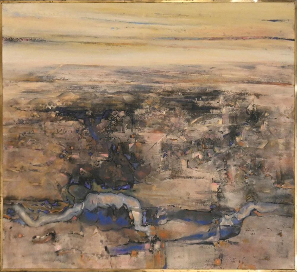 Geoffrey Wake comparable auction result: geoffrey wake river and town ii 1988