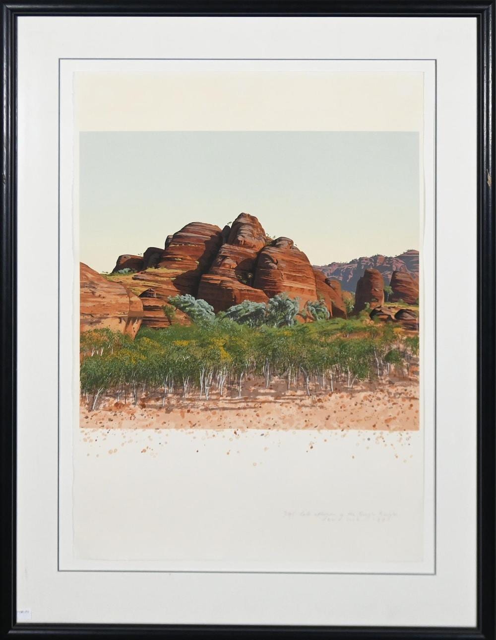 David Rose comparable auction result: david rose late afternoon in the bungle bungles 1990