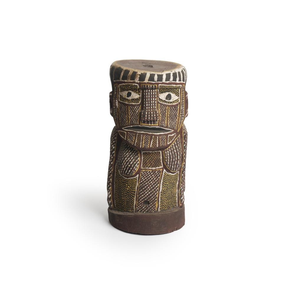 Declan Apuatimi comparable auction result: declan apuatimi circa 1930 1985 tiwi ceremonial figure 1970s height 38 0cm