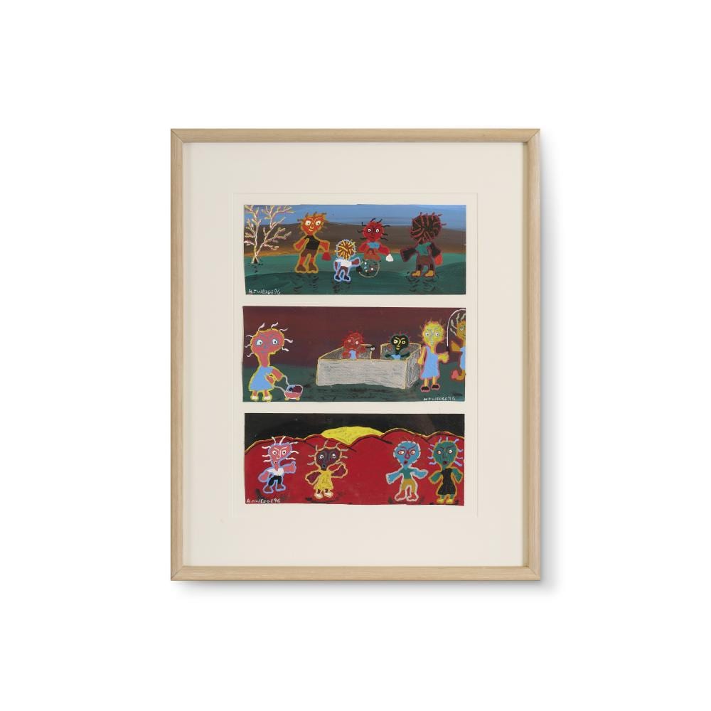 Harry J Wedge comparable auction result: harry j wedge 1957 2012 games we play 1996 12 0 x 29 0cm each panel 3