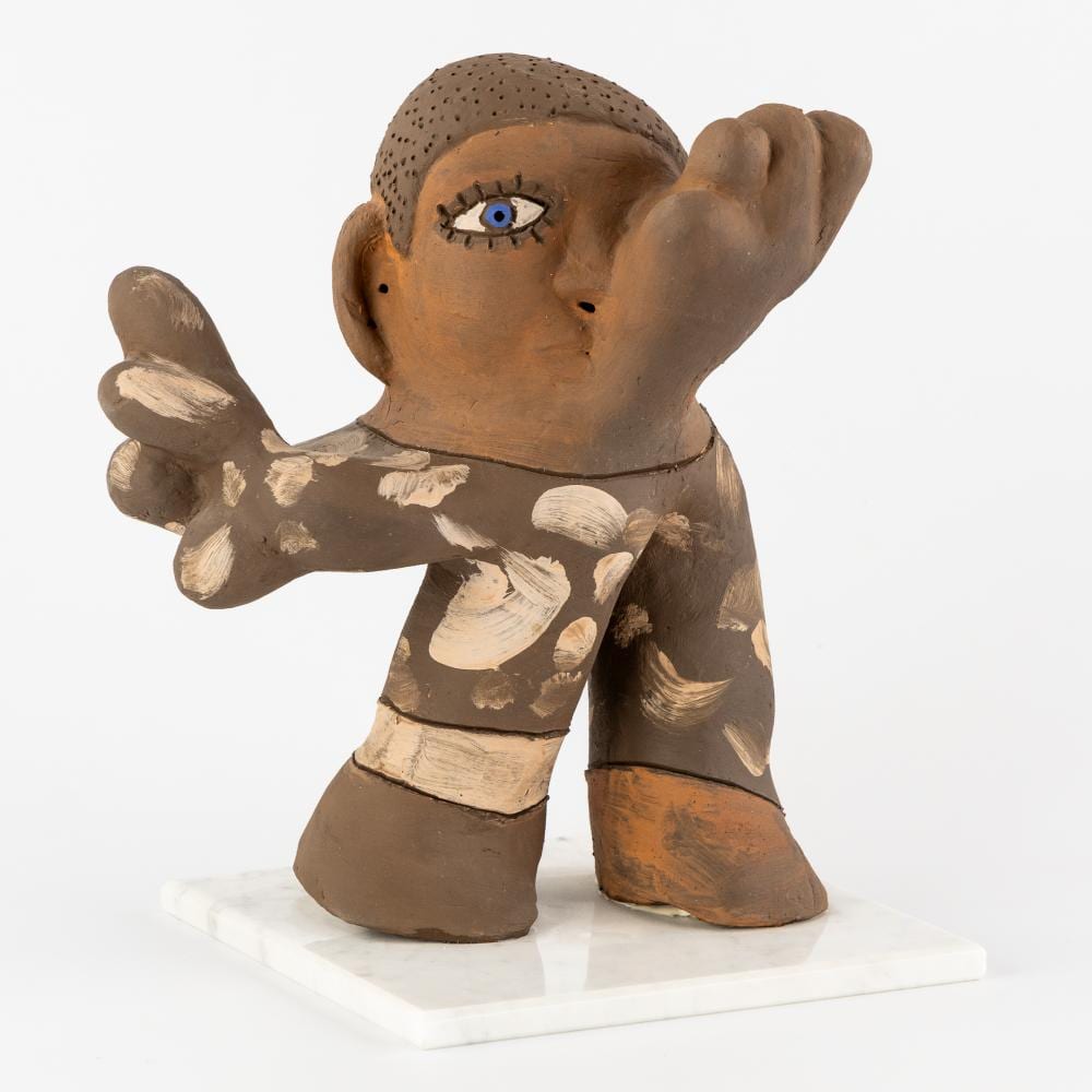 Rik Vermeersch comparable auction result: rik vermeersch 1949 figurine patinated terracotta 1990