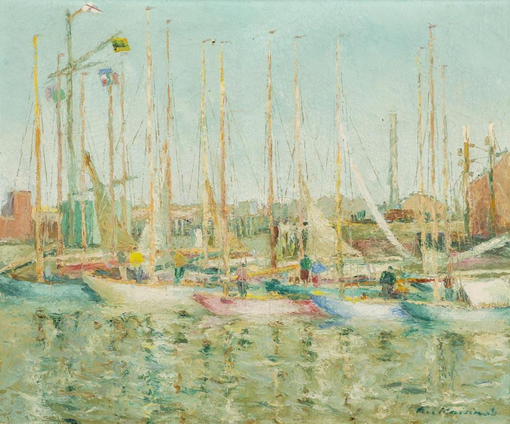 Luc Kaisin comparable auction result: luc kaisin 1901 1963 marina oil on canvas