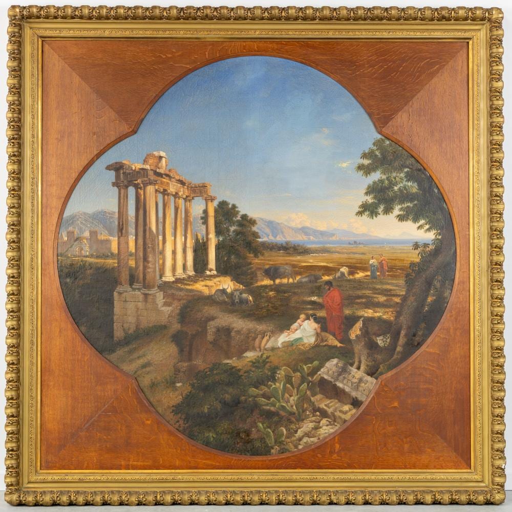 charles coumont 1822 1889 classical scene in the bay of naples oil on canvas · Flanders Auctions · 2025-09-10 Charles Coumont comparable auction result: charles coumont 1822 1889 classical scene in the bay of naples oil on canvas