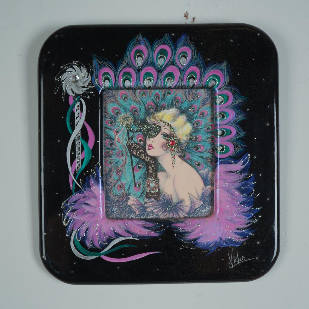 Mary Vickers comparable auction result: mary vickers artist proof hand enhanced mixed media artwork signed