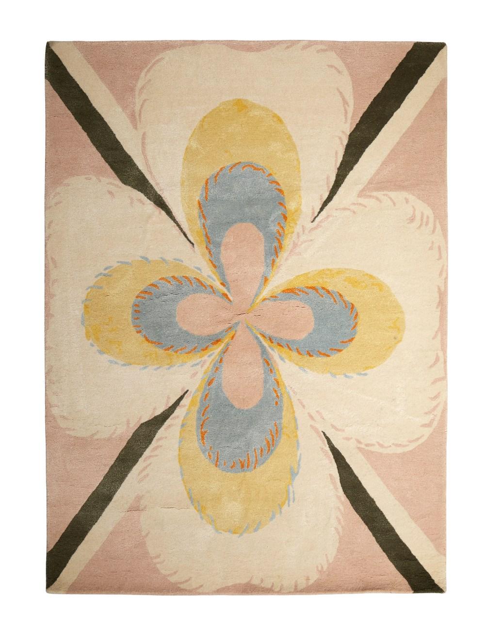 Hilma af Klint comparable auction result: hilma af klint 1862 1944 produced by the hilma af klint foundation in collaboration with asplund group vii series us hand tufted rug from an edition of 30 2018