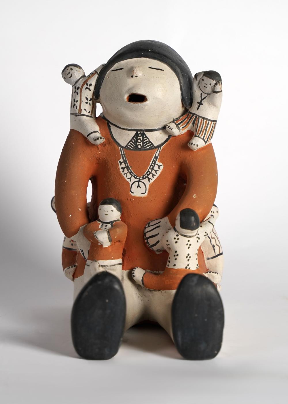 Helen Cordero comparable auction result: helen cordero 1915 1994 pueblo storyteller ceramic doll c 1980