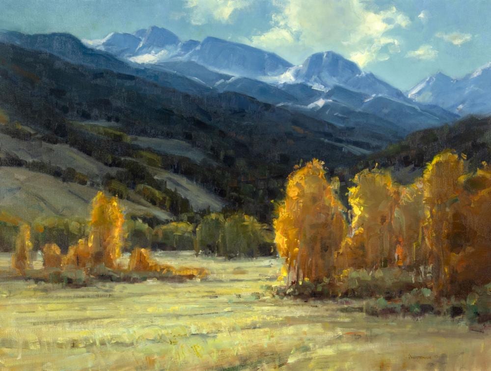 scott christensen 1962 gallatin valley · Jackson Hole Art Auction · 2025-09-13 Scott Christensen comparable auction result: scott christensen 1962 gallatin valley