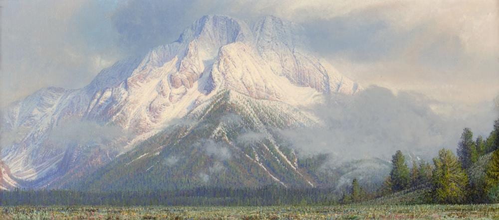 Curt Walters comparable auction result: curt walters 1950 moran after the storm 1982