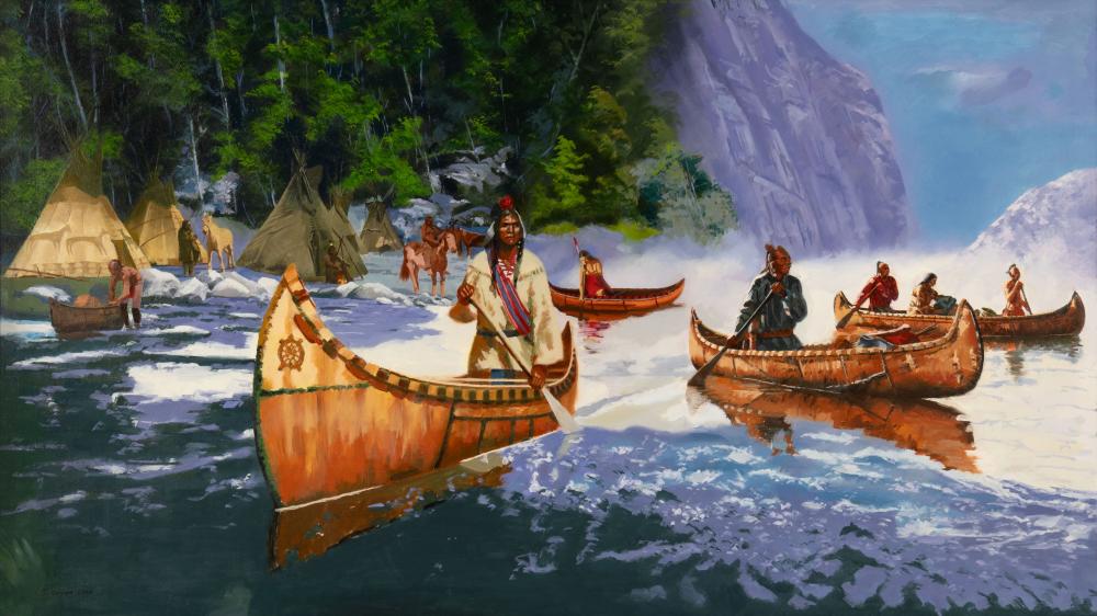 Jim Carson comparable auction result: jim carson 1942 river camp 2025