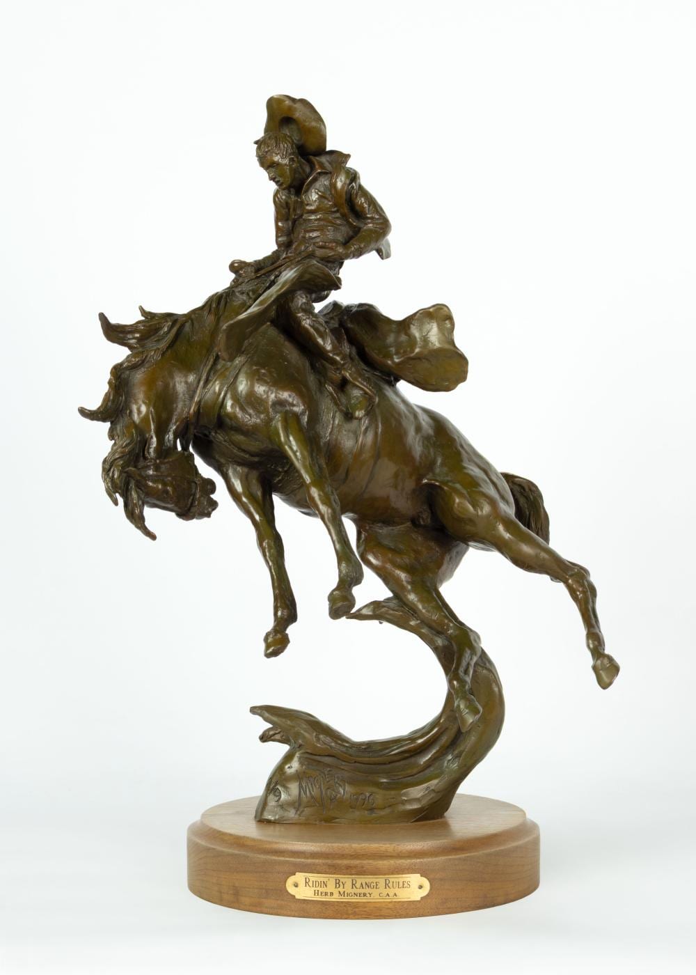 Herb Mignery comparable auction result: herb mignery 1937 ridin by range rules 1996