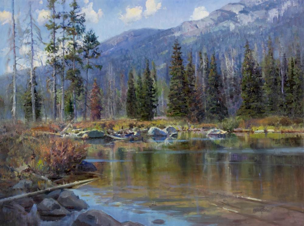 Andrew Peters comparable auction result: andrew peters 1954 taggart lake