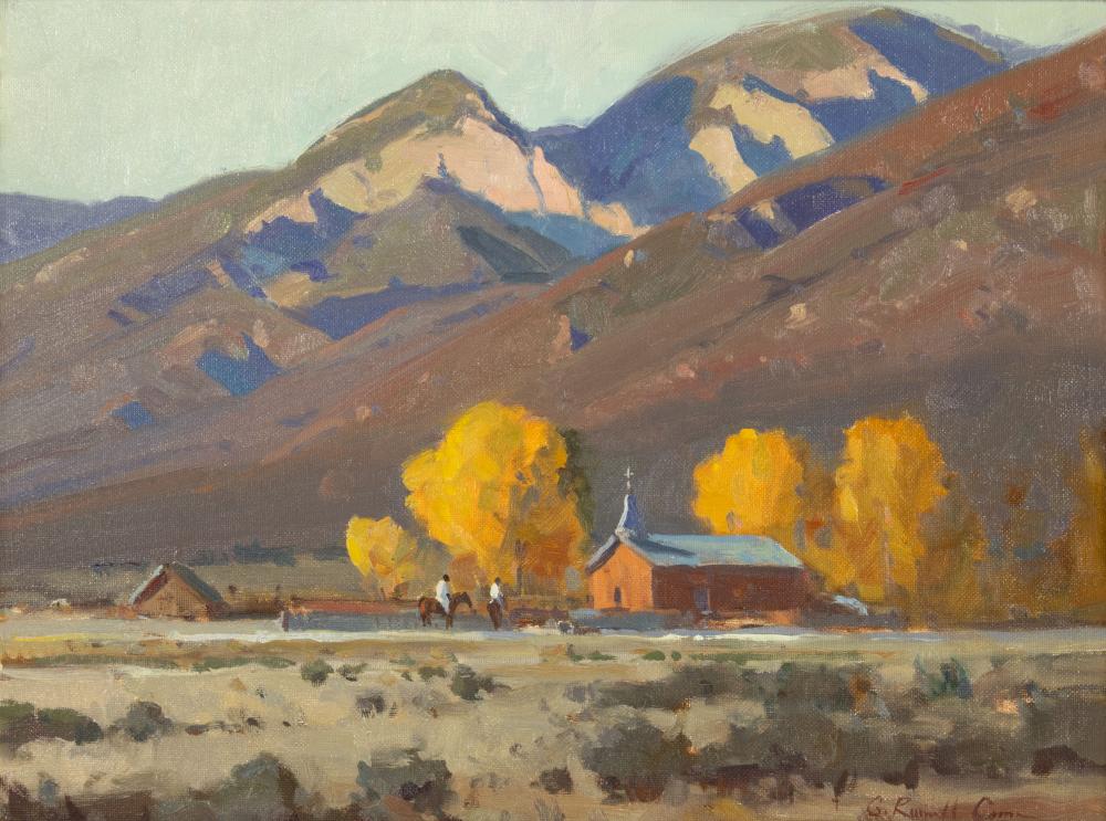 G. Russell Case comparable auction result: g russell case 1966 sunday in taos 2011