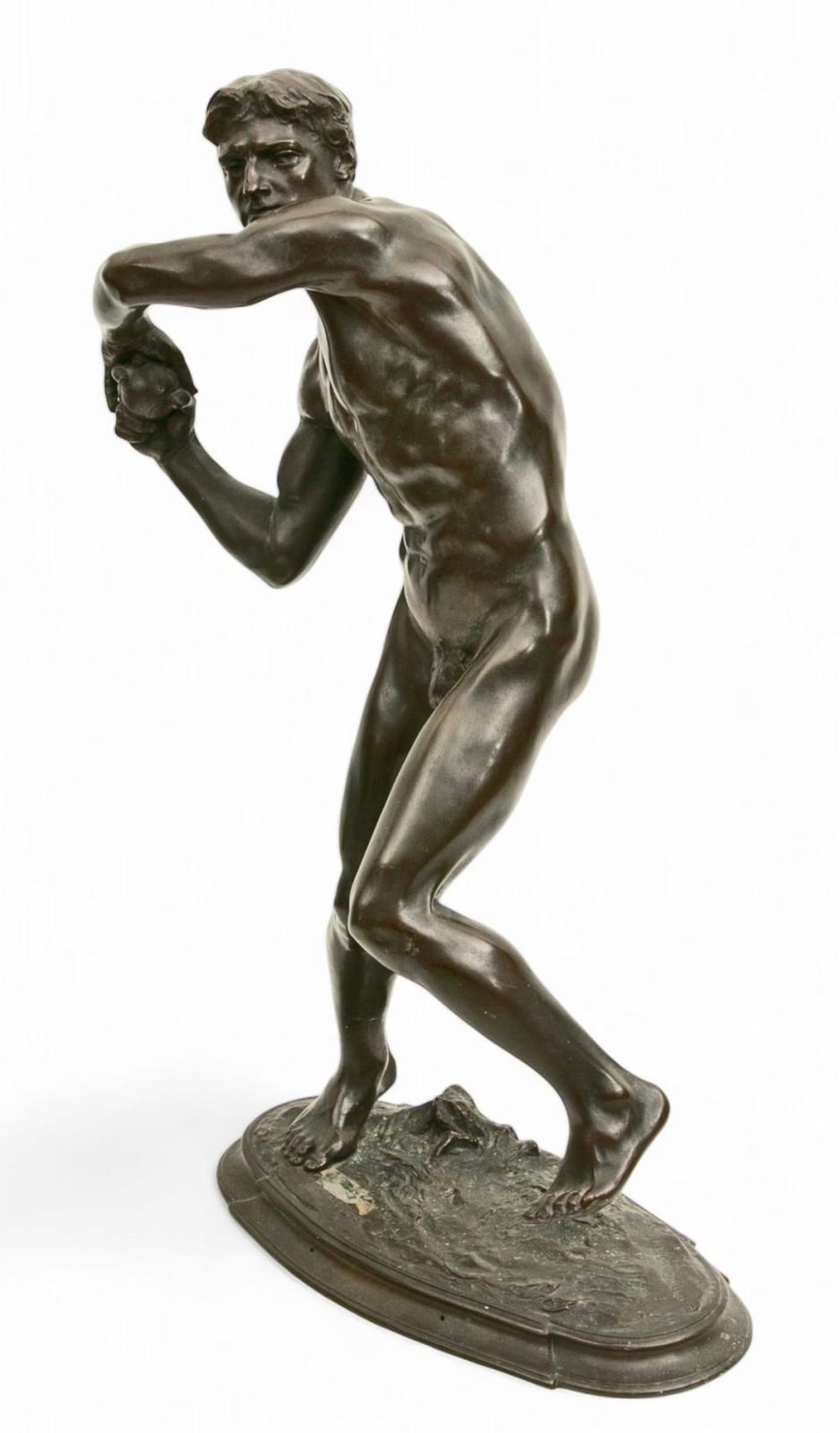 adolph alexander weinman american 1870 1952 bronze sculpture ca 1900 putting the shot the spirit of baseball h 19 w 6 l 10 5 · DuMouchelles · 2025-09-12 Adolph Alexander Weinman comparable auction result: adolph alexander weinman american 1870 1952 bronze sculpture ca 1900 putting the shot the spirit of baseball h 19 w 6 l 10 5