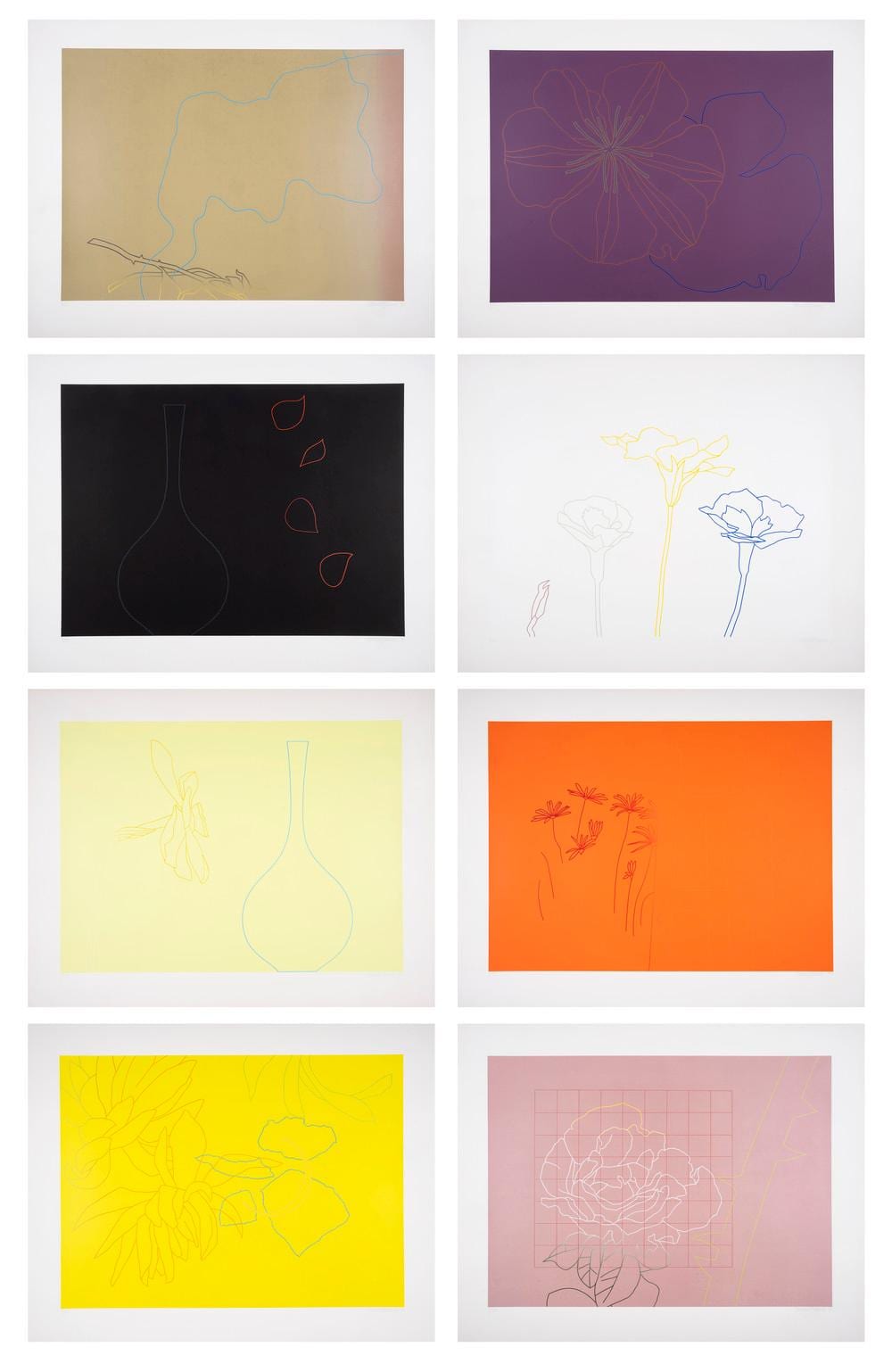 Derrick Greaves comparable auction result: derrick greaves 1927 2022 ten flower pieces