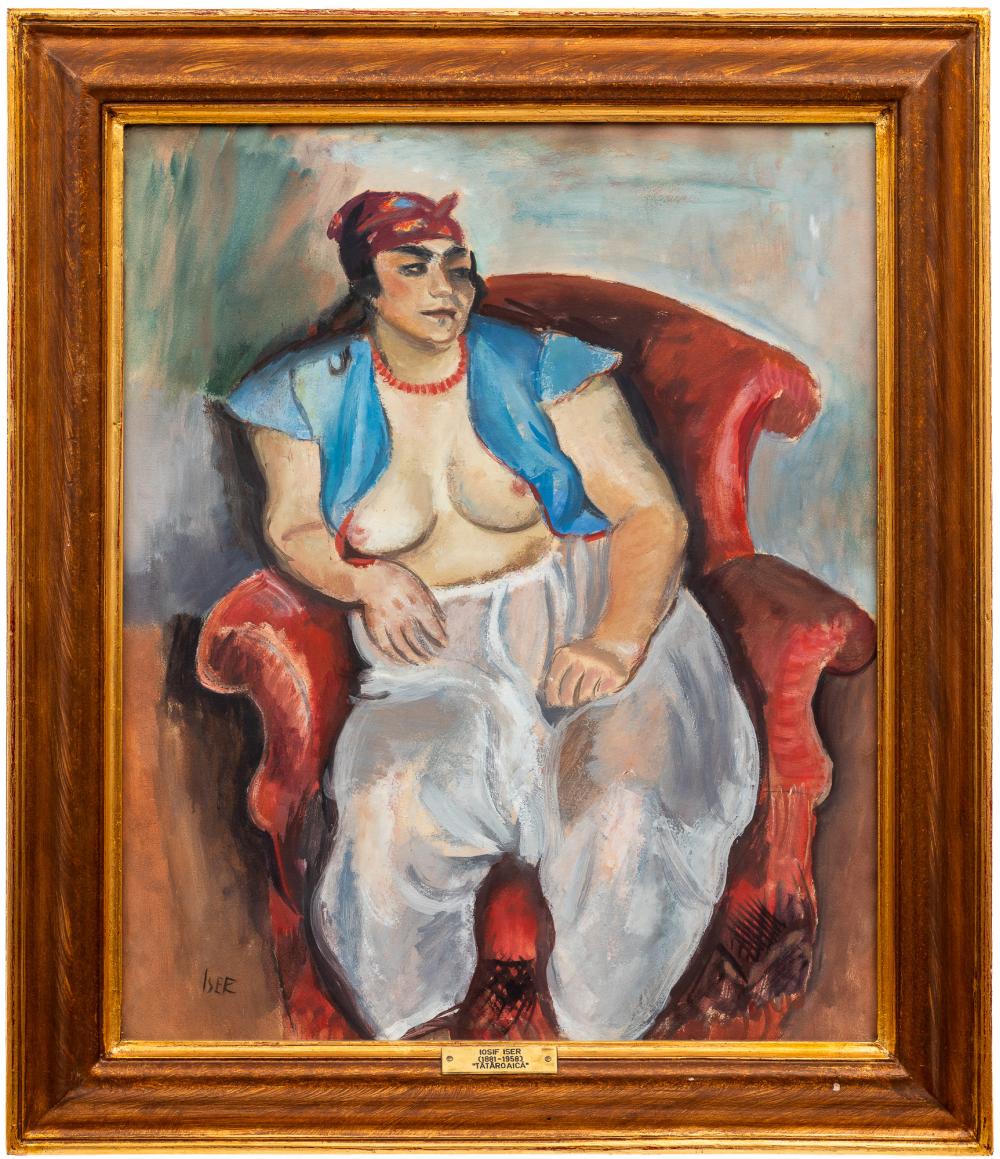 iosif iser b 1881 d 1958 the tatar woman t t roaica · Ans Azura · 2025-09-16 Iosif Iser comparable auction result: iosif iser b 1881 d 1958 the tatar woman t t roaica