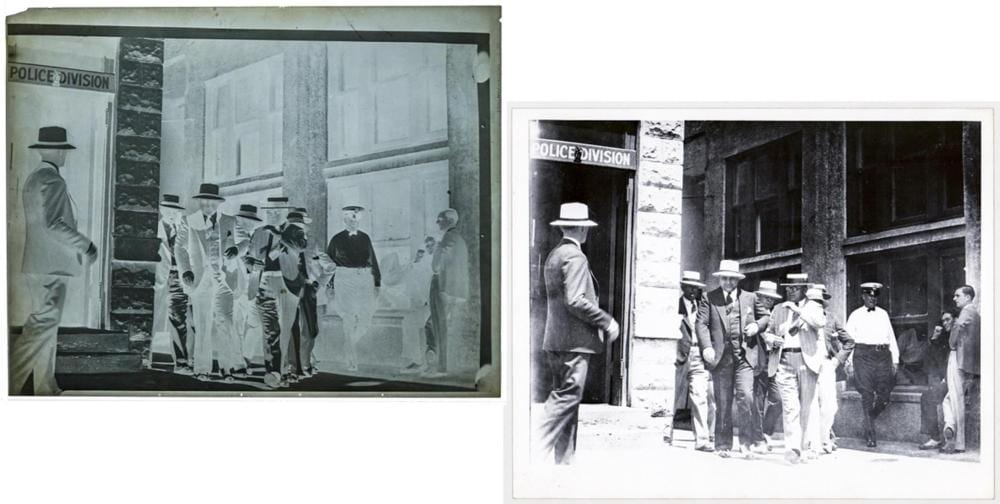 Al Capone comparable auction result: al capone original negative type iv photo