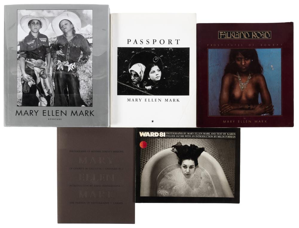 Mary Ellen Mark comparable auction result: five volumes by mary ellen mark