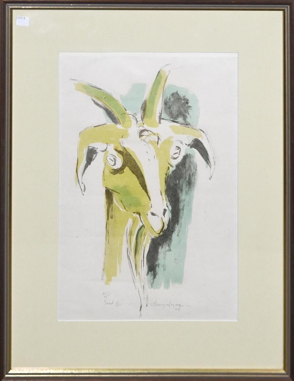 Mary MacQueen comparable auction result: mary macqueen goat ii 1969