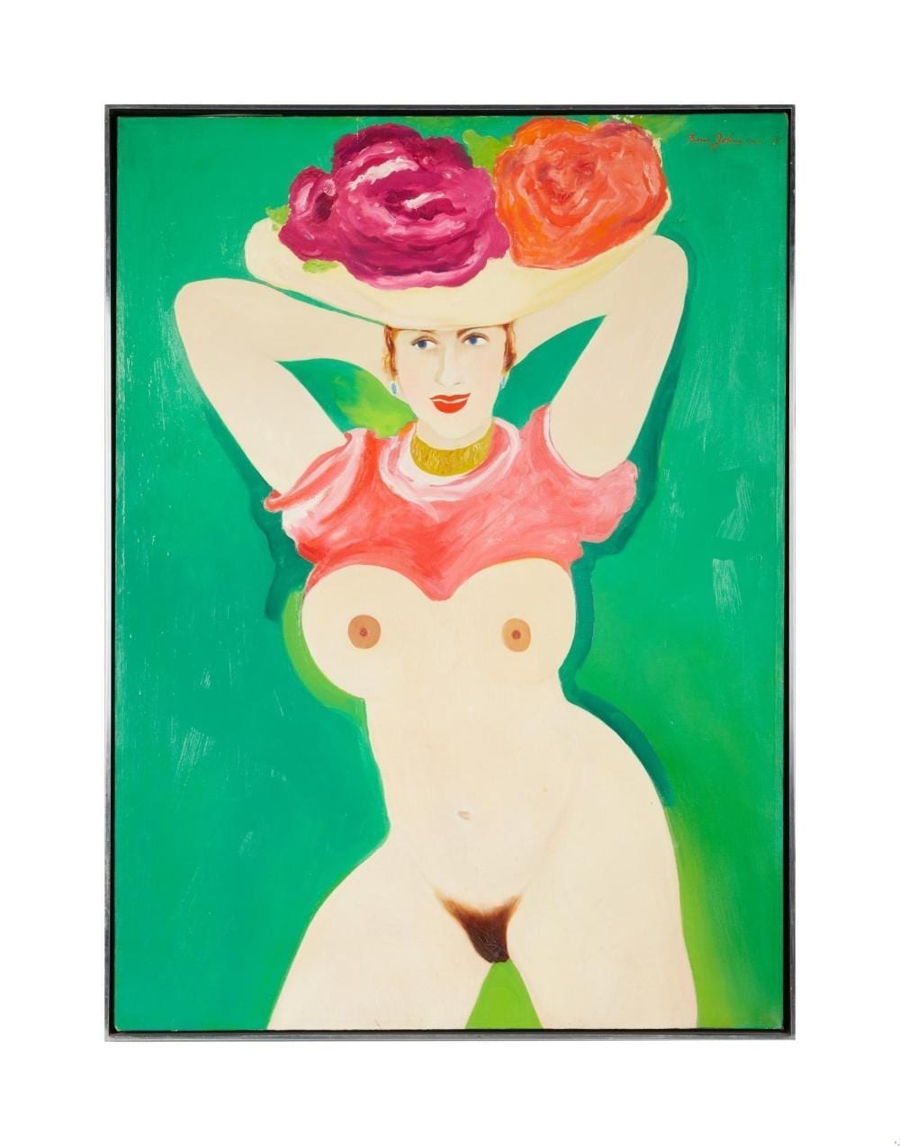 playboy ben johnson playmate as fine art painting · Julien's Auctions · 2025-08-26 Ben Johnson comparable auction result: playboy ben johnson playmate as fine art painting