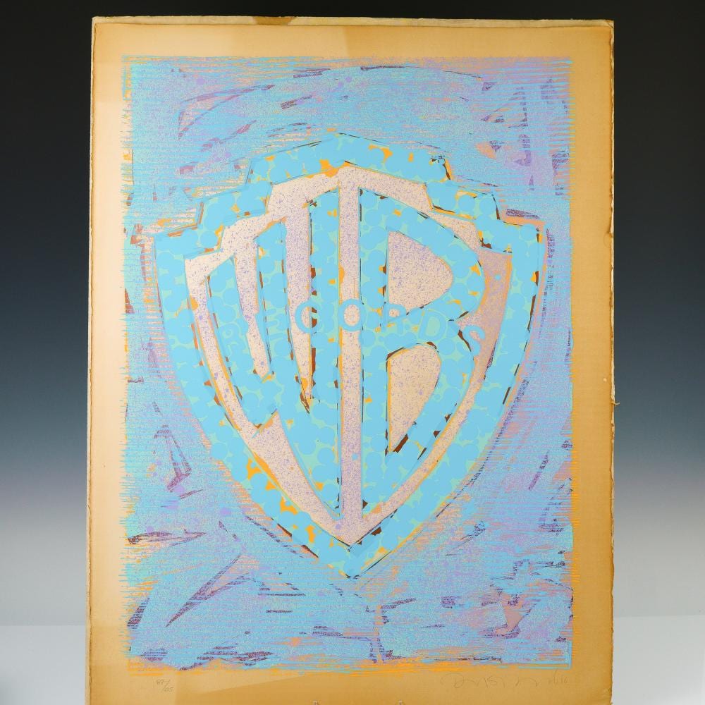 Richard Duardo comparable auction result: richard duardo warner bros records 1986 limited edition serigraph signed