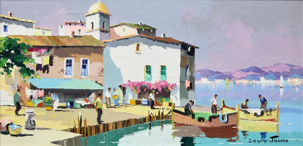 Cecil Rochfort D'Oyly-John comparable auction result: cecil rochfort d oyly john mistral time at saint tropez french riviera